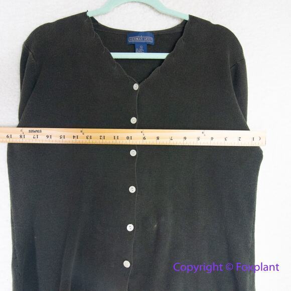 Herman Geist dark‎ green sweater, size L - Picture 8 of 14